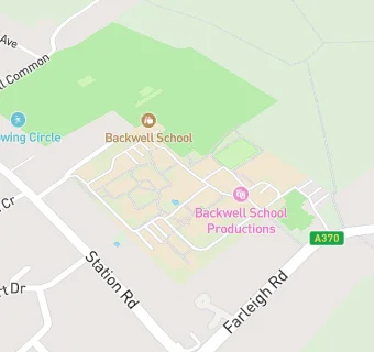 map for Backwell School