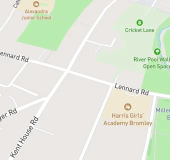 map for Harris Academy Bromley