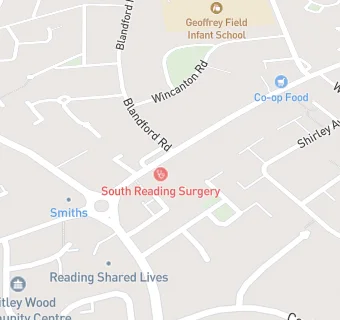 map for South Reading And Shinfield Group Medical Practice