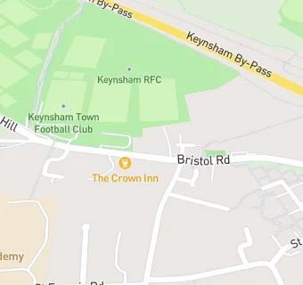 map for Keynsham Town Football Club