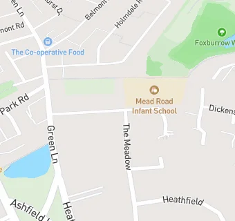 map for Mead Road Infant School