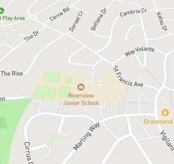 map for Riverview Junior School