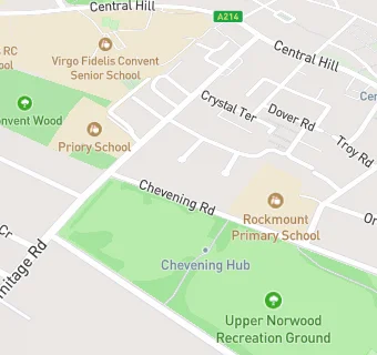 map for The Chevening Hub Club