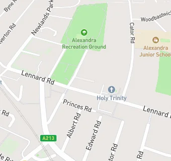 map for Holy Trinity Church - Lunch Club