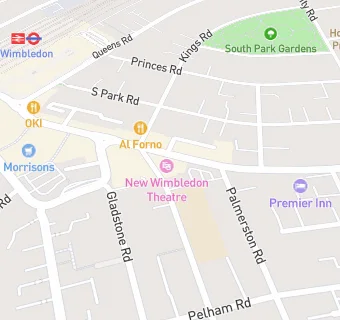 map for New Wimbledon Theatre