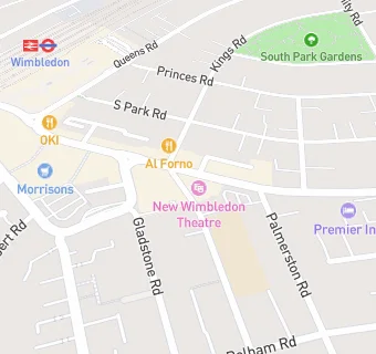 map for South Wimbledon Club