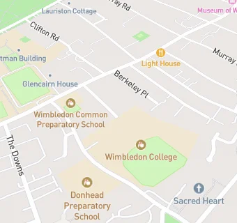 map for Wimbledon College