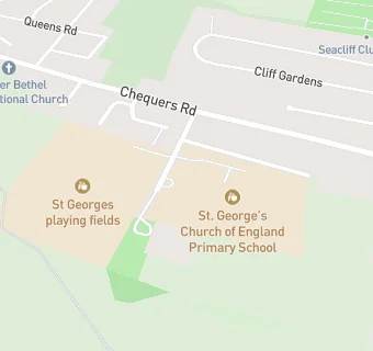 map for St Georges CofE (Aided) Primary School