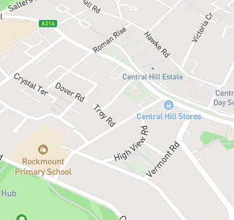 map for Rockmount Primary School