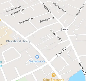 map for The Chislehurst Medical Practice