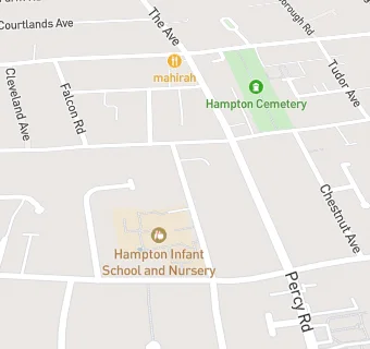 map for Hampton Primary Partnership Association