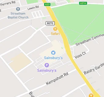 map for Sainsbury's