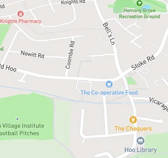 map for Hoo Village Institute