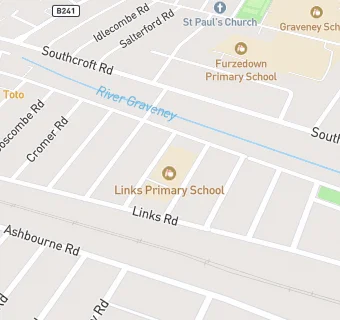 map for Links Primary School