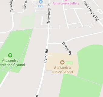 map for Alexandra Junior School