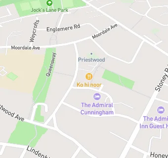 map for Priestwood Pharmacy