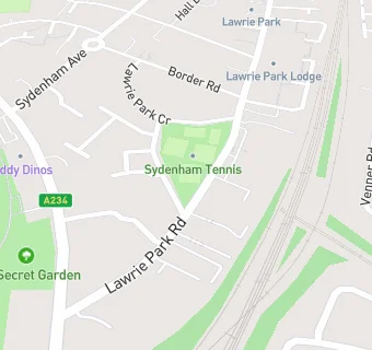 map for Sydenham Lawn Tennis And Croquet Club