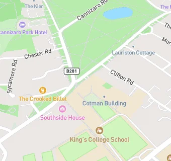 map for King's College School