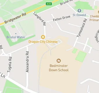 map for Bedminster Down School