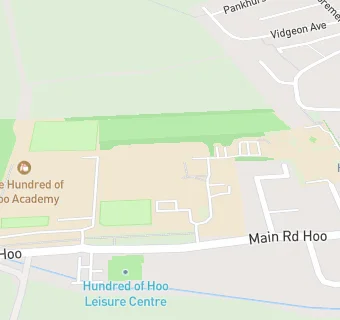 map for The Hundred of Hoo Academy