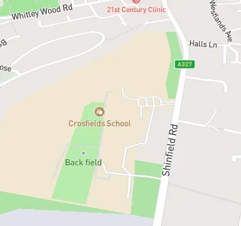 map for Thomas Franks at Crosfields School