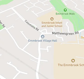 map for Emmbrook Inn