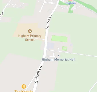 map for Higham Primary School