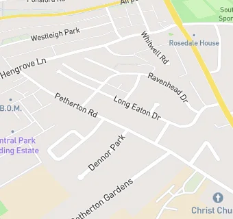 map for Hengrove Lodge Retirement Home