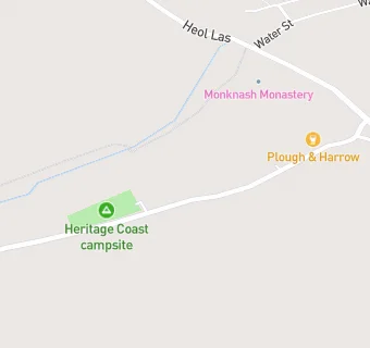 map for Plough and Harrow, Monknash