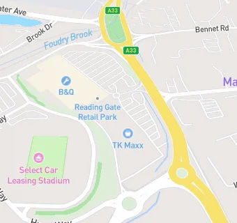 map for TK Maxx at Reading Gate Retail Park