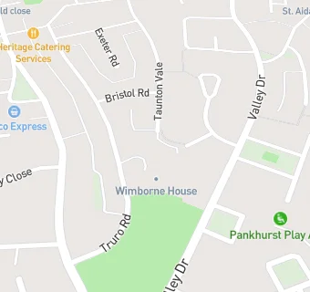 map for Wimborne House