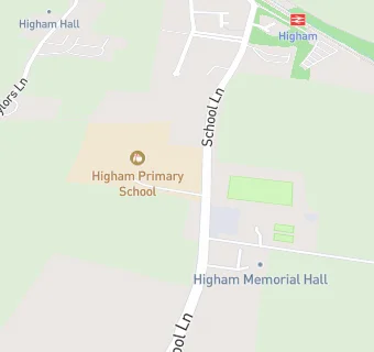 map for Higham Primary School