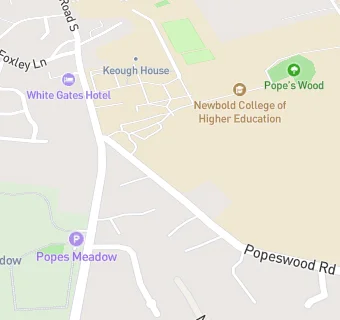 map for Newbold School