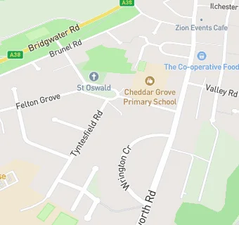 map for Bedminster Down Junior School