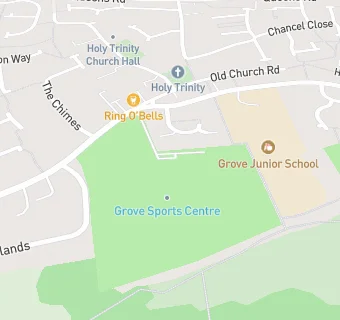 map for Grove Sports Centre & Soc Club