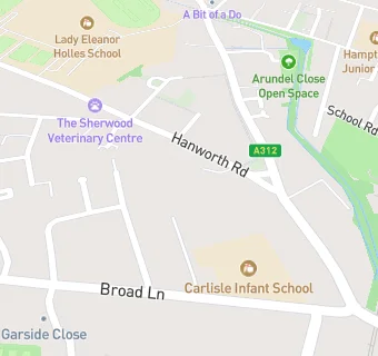 map for Clarendon School