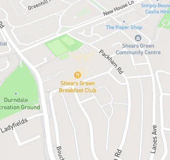 map for Shears Green Junior School