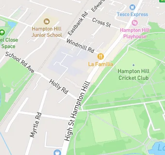 map for Hampton Hill Fish & Chips