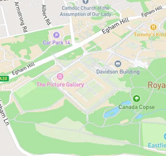 map for Royal Holloway College