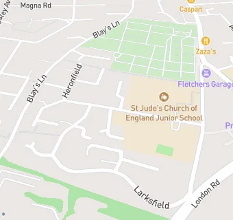 map for St Peter's Centre