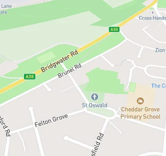 map for Bedminster Down Ex Service Club