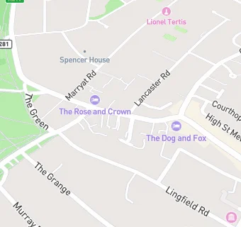 map for Wimbledon Village Surgery