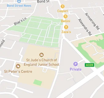 map for St Jude's Church of England Junior School