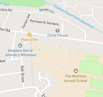 map for The Matthew Arnold School