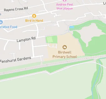 map for Birdwell Primary School