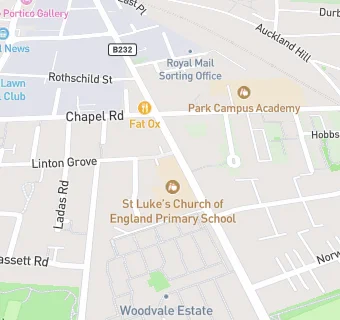 map for St Luke's Church of England Primary School