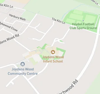 map for Joydens Wood Infant School