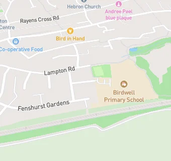 map for Birdwell Primary School