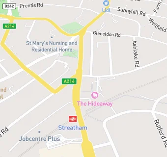 map for Streatham Halwa