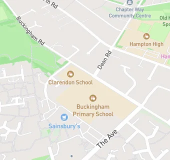 map for Buckingham Primary School